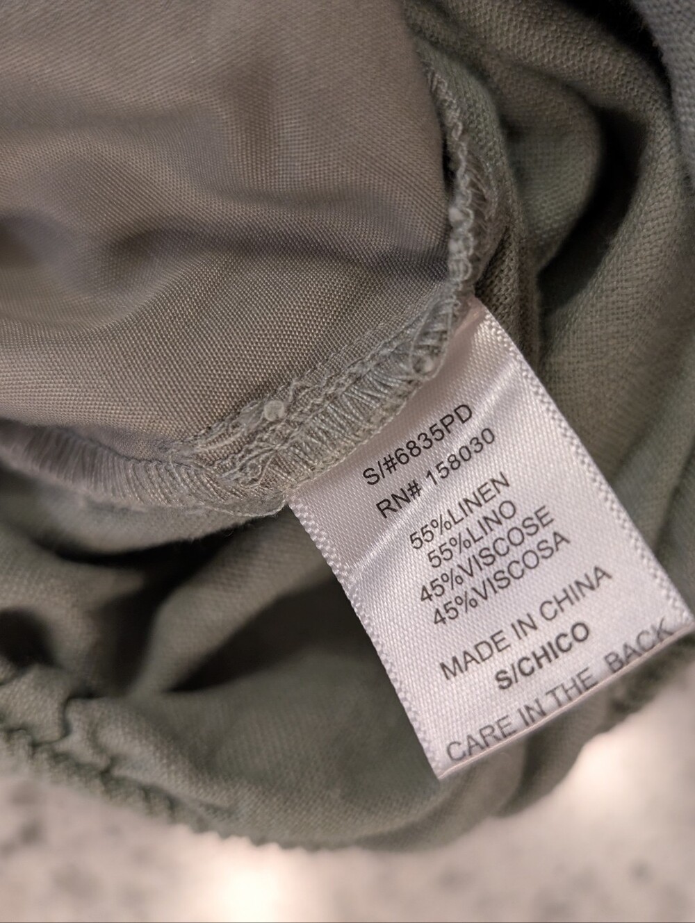 Women's Wide-Leg Pull-On Pants in Sage Green - Picture 8 of 16